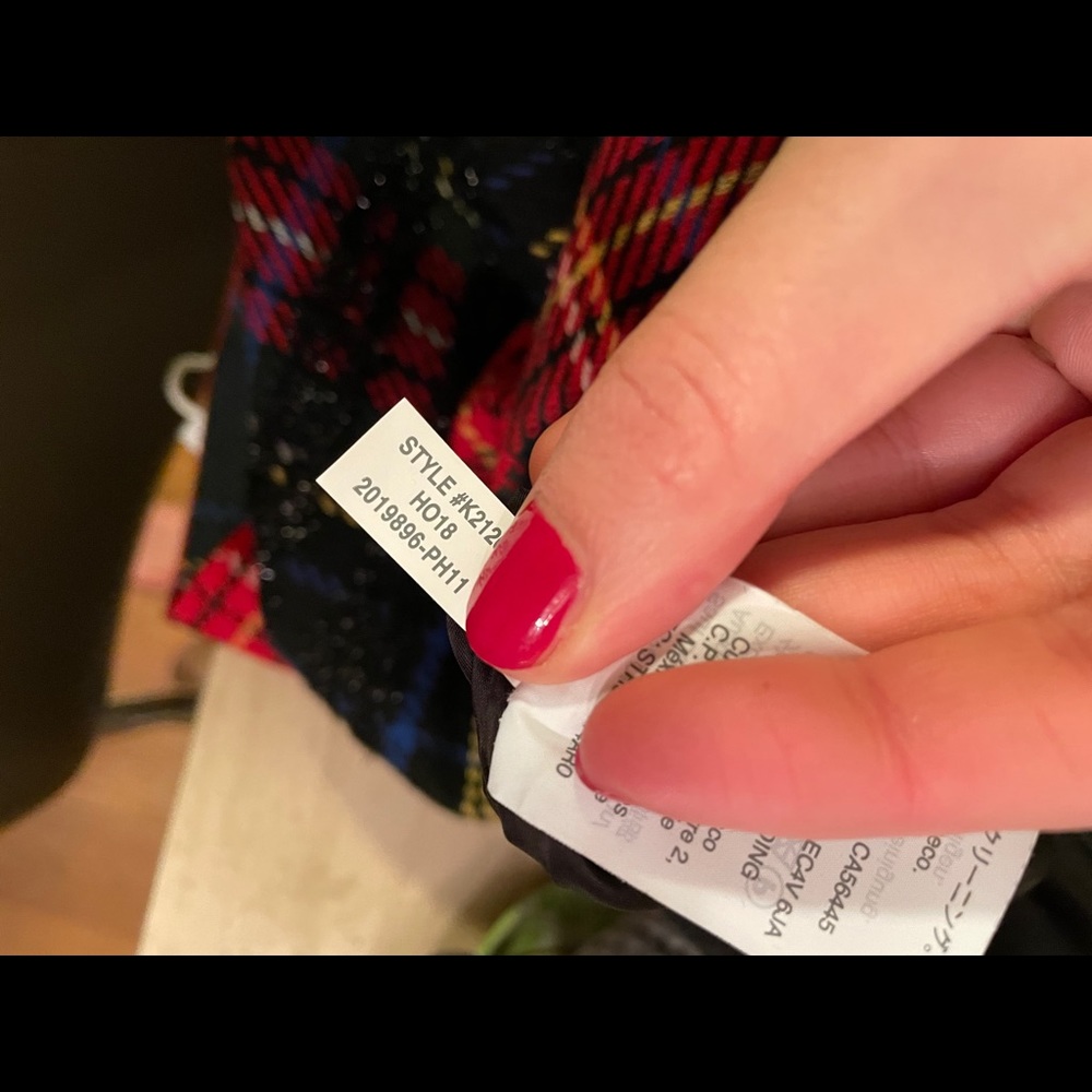 J. Crew Lurex Stewart Tartan Mini Skirt - Picture 6 of 7